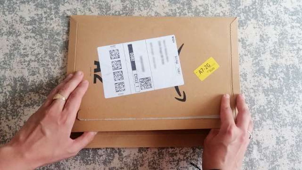 envolver paquetes vinted reciclar caja