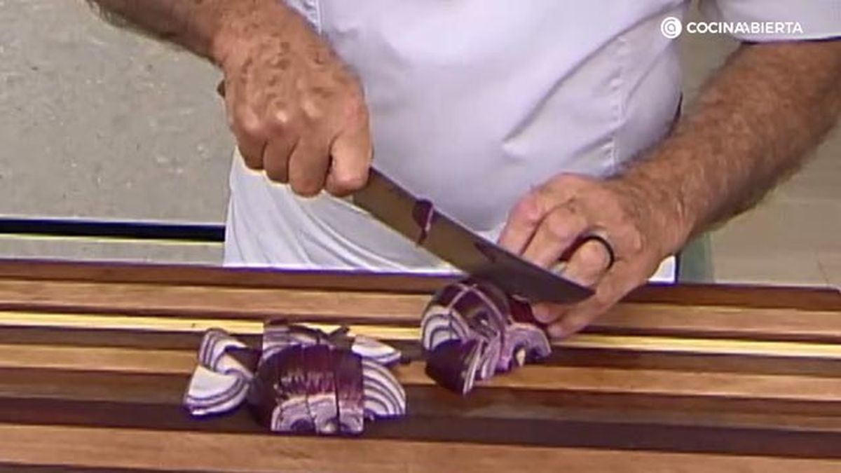 receta salteado pulpo verduras garbanzos ka paso 2