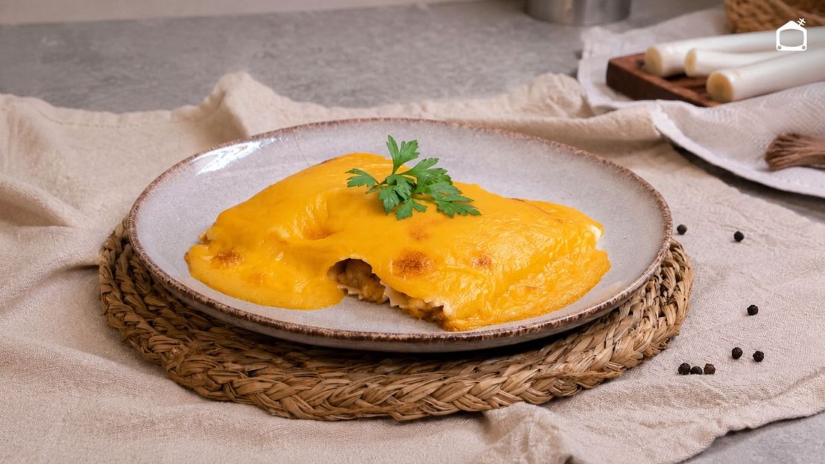 Canelones de marisco