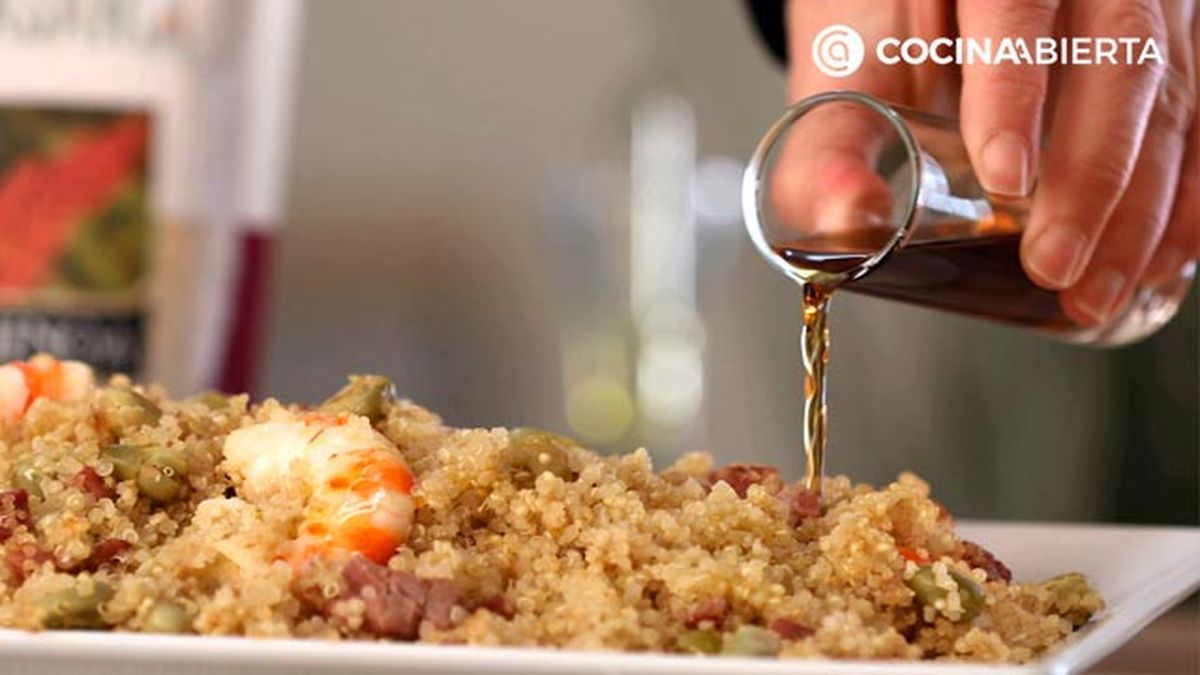 CTIS0871 receta ensalada de quinoa y gambas paso 6 ca