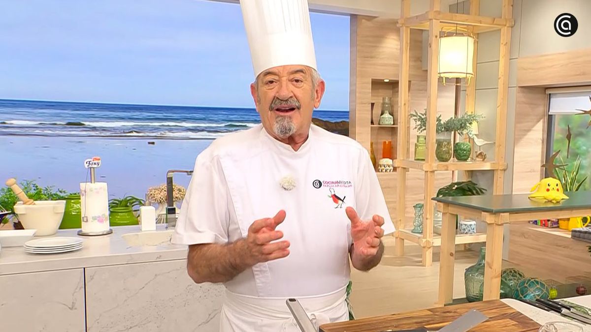 Karlos Arguiñano en el plató del programa