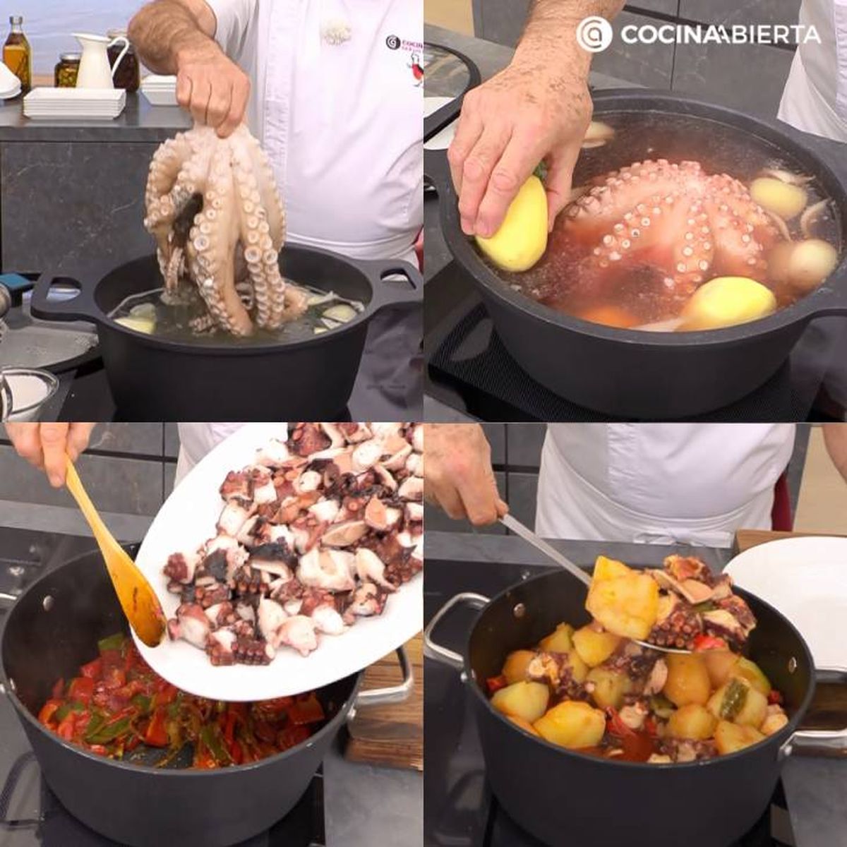 pulpo a la murgadesa receta gallega pasos