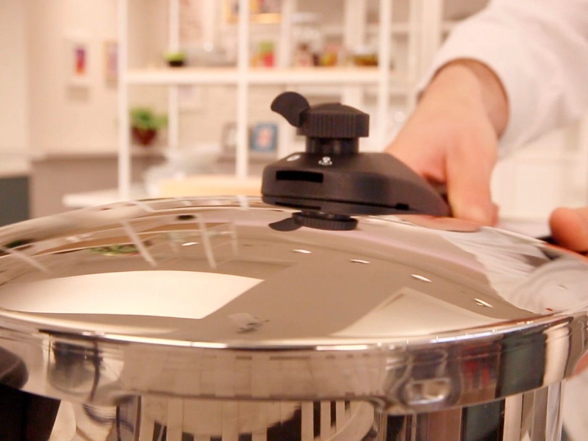 Cierra bien la tapa de la olla