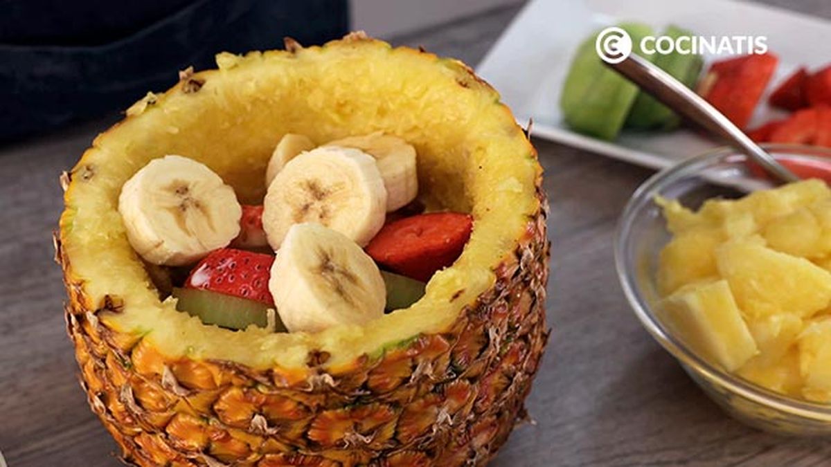 Receta de macedonia de frutas con salsa de yogur al limón   paso 5