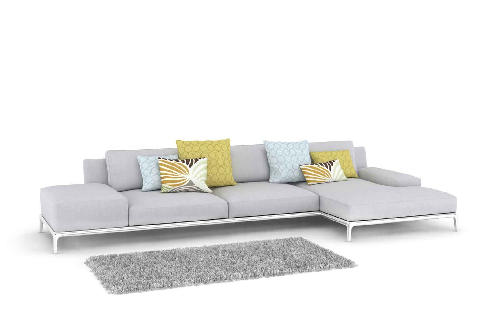 Sofá de color gris para el salón 6 Sofá de color gris para el salón 6