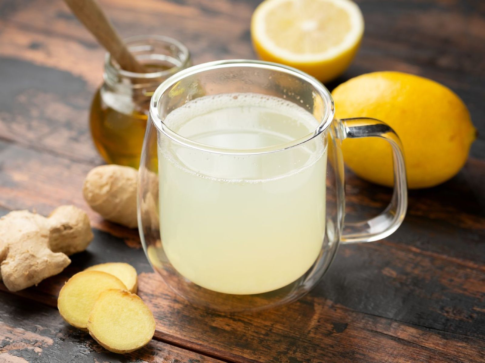 Infusión de jengibre y limón