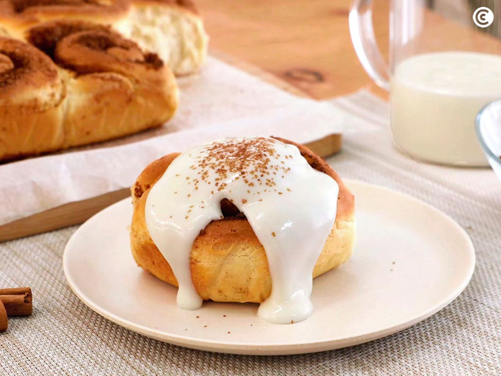 Receta de rollos de canela o cinnamon rolls
