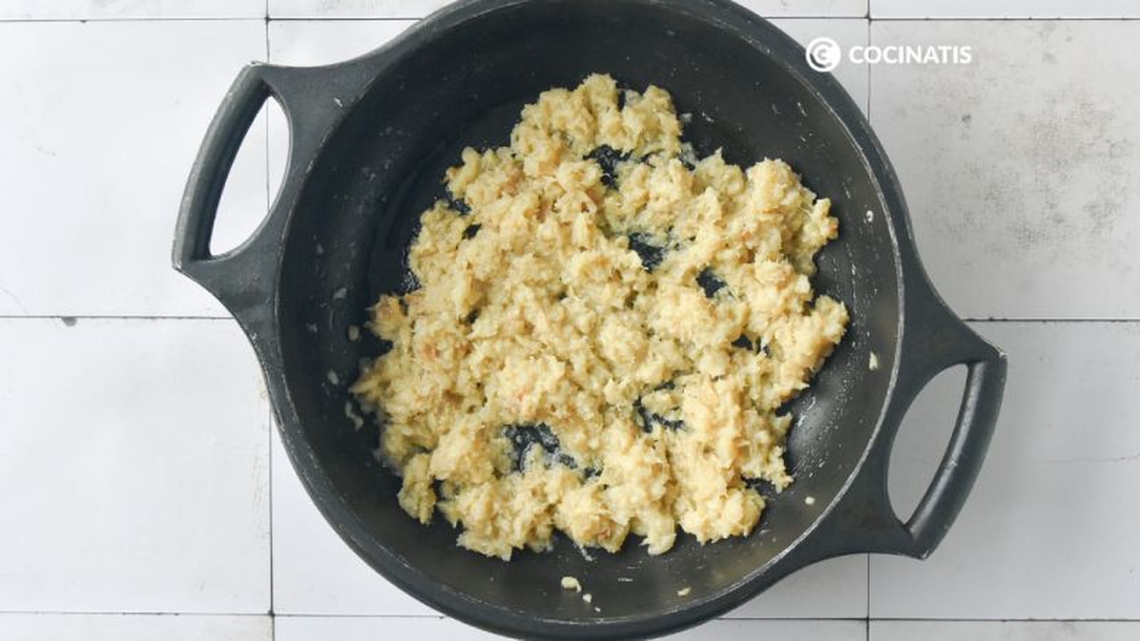 Cocinamos las migas de bacalao
