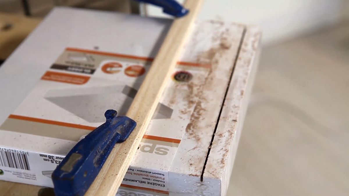 Hacer ranuras para perfiles paso 5