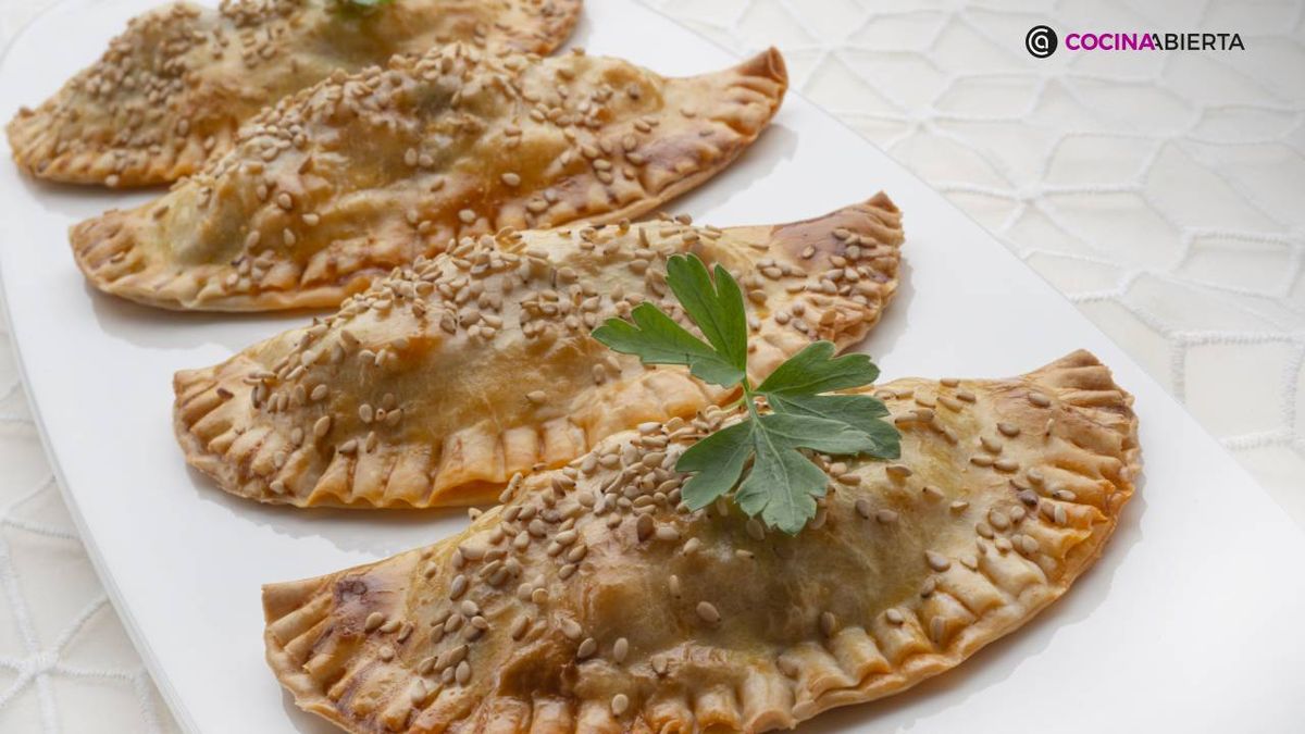 Empanadillas de pollo y curry