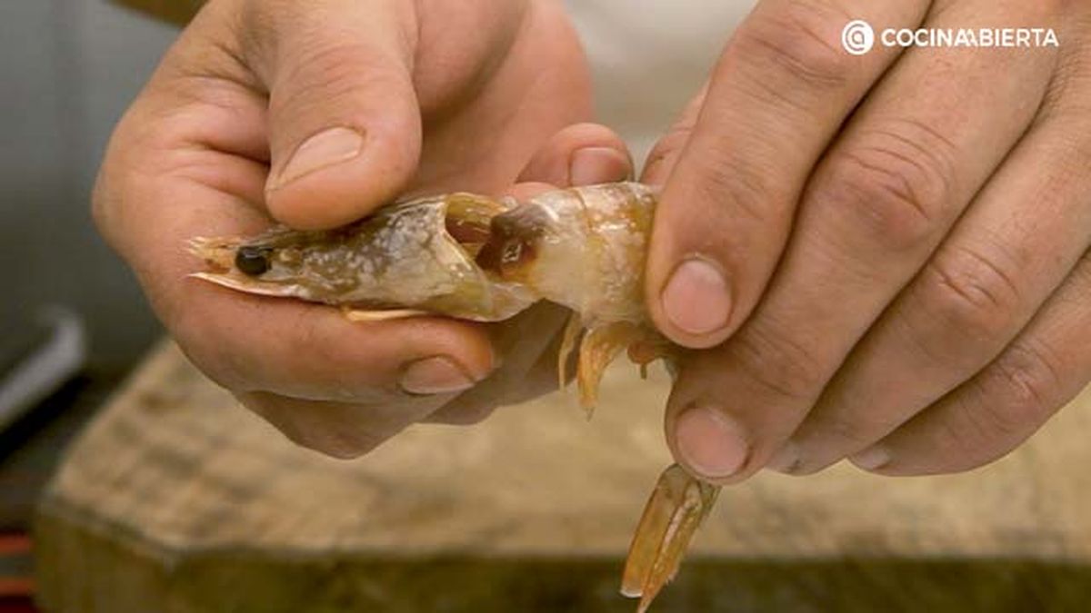 Como pelar gambas y langostinos 1