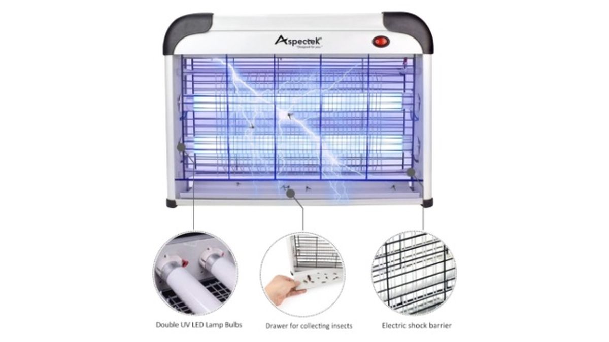 fuera mosquitos hormigas la lampara electrica que las elimina facilmente