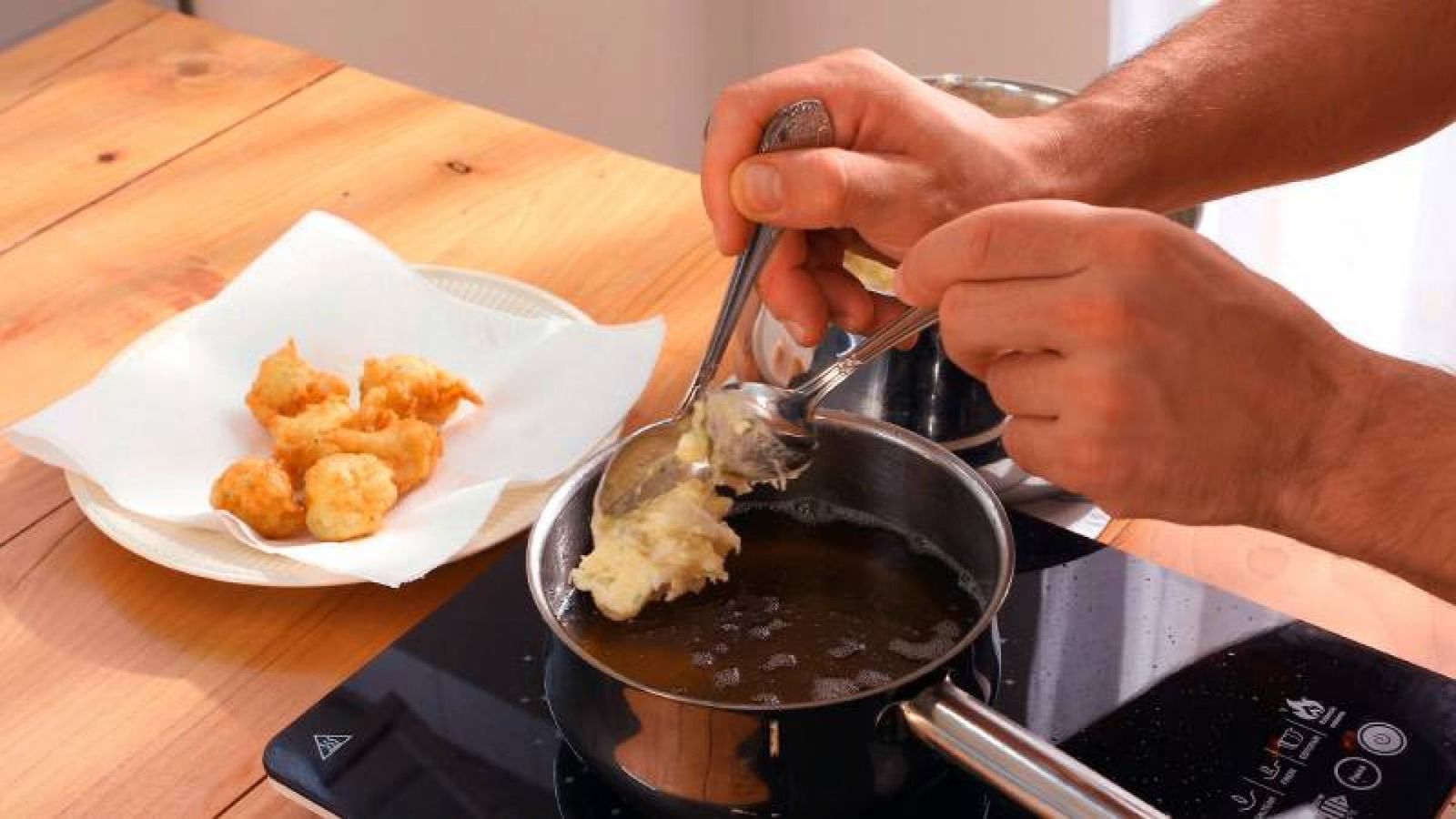 Buñuelos de bacalao Paso 6 Buñuelos de bacalao Paso 6