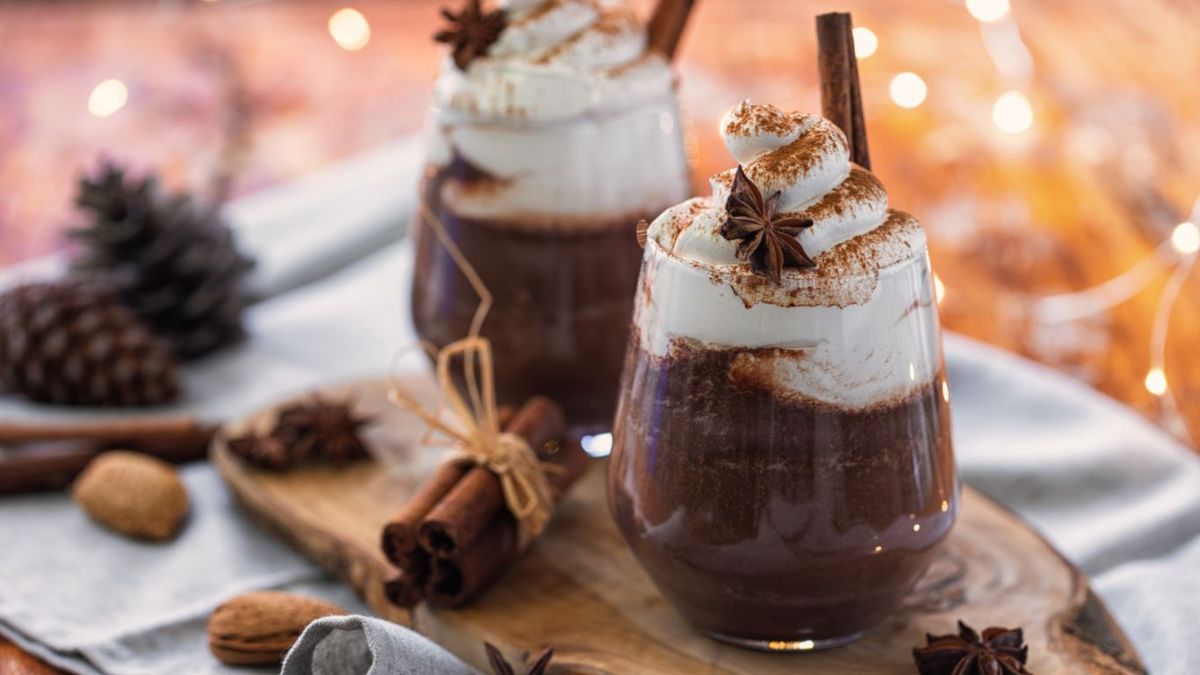 Chocolate caliente con especias