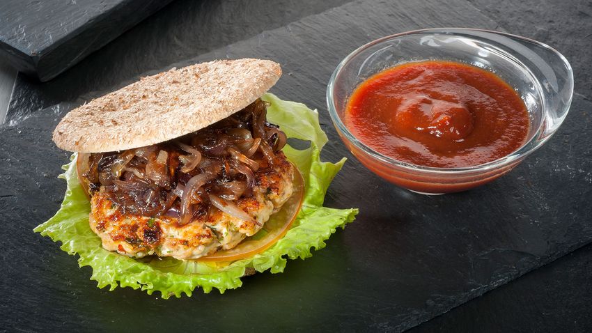 CABI0084 Josetxo Hamburguesa de pollo con ketchup casero xl