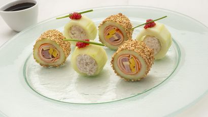 Sushi de pepino, una propuesta diferente de Joseba Arguiñano