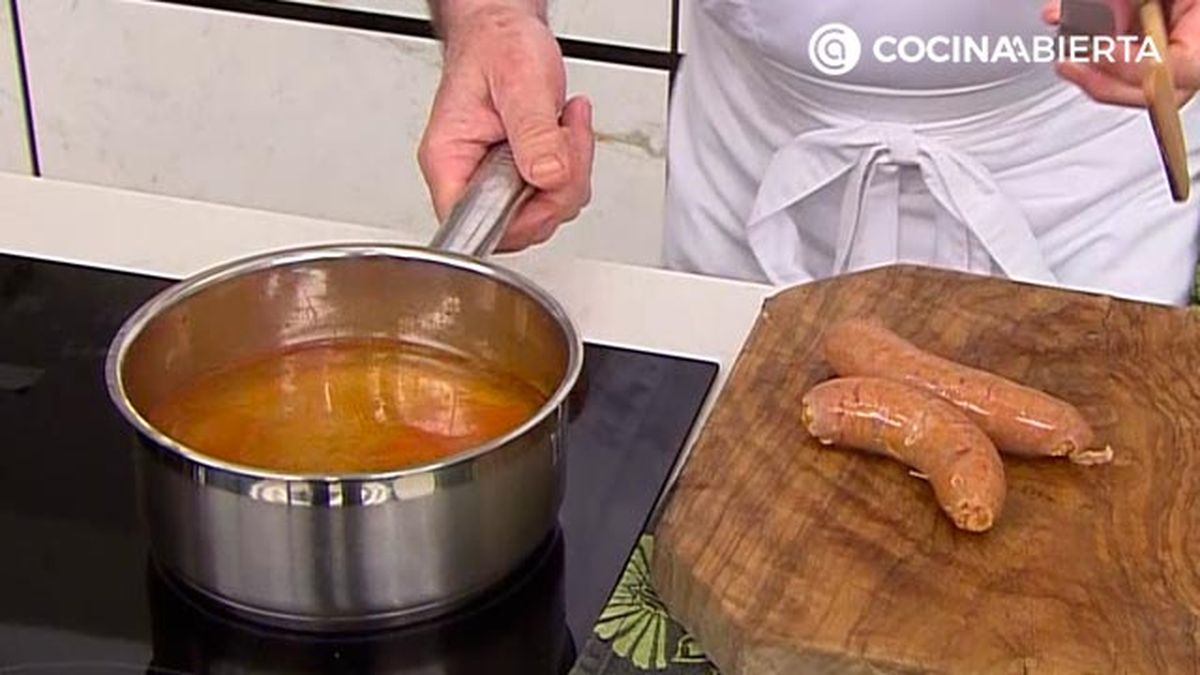 faces con morcilla y chorizo receta karlos arguinano karl67460321 paso4