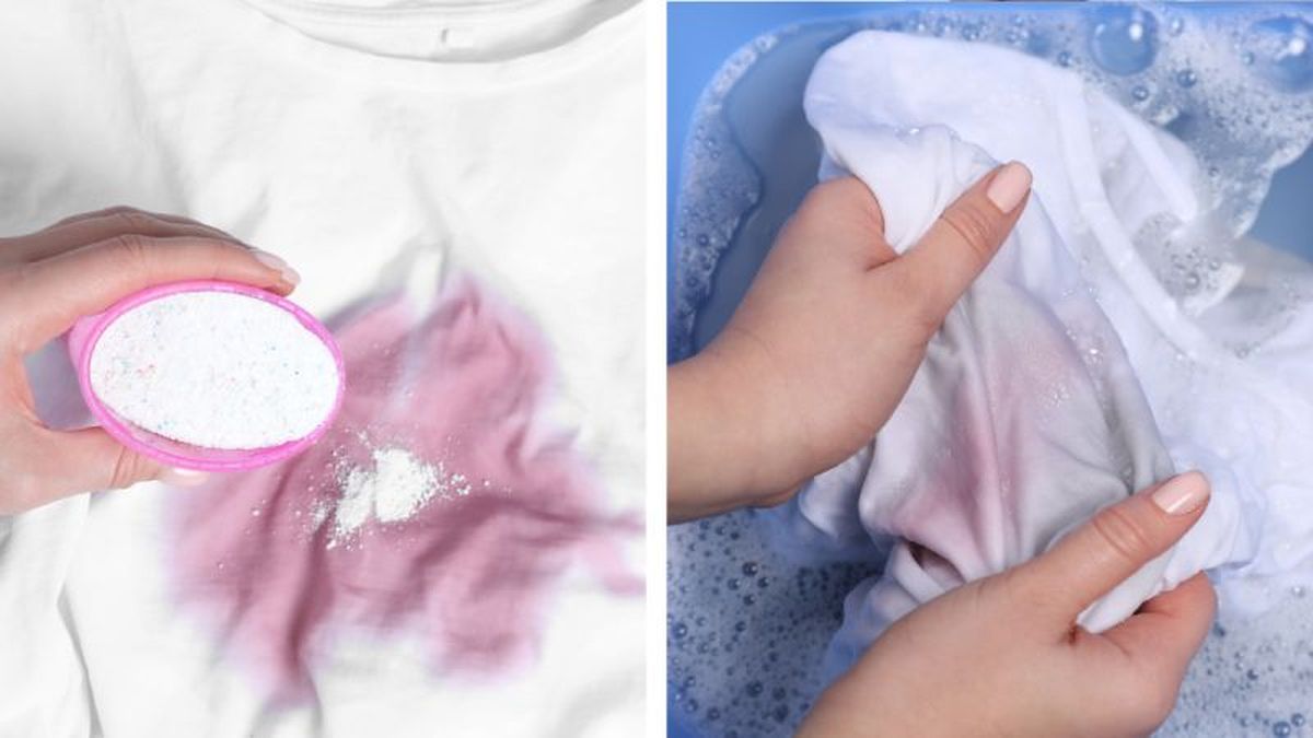 Trata la mancha de slime antes de lavar la prenda en la lavadora