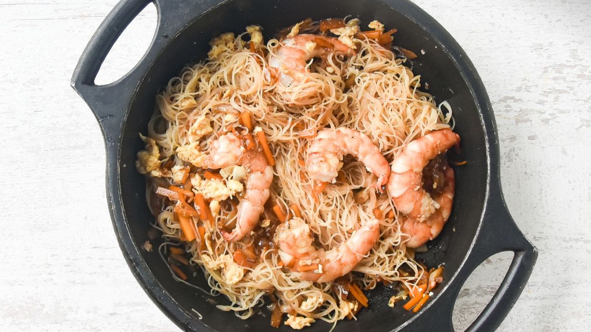 Paso a paso para pad thai