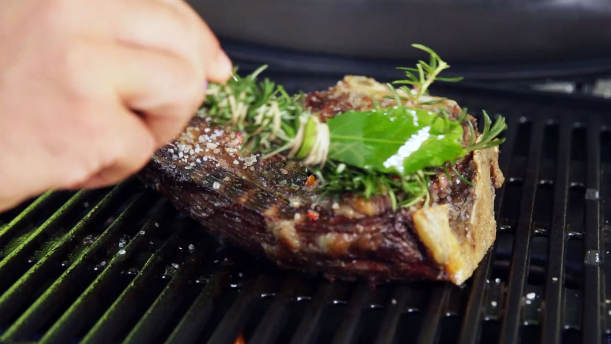 Chuletón en barbacoa   Paso 4