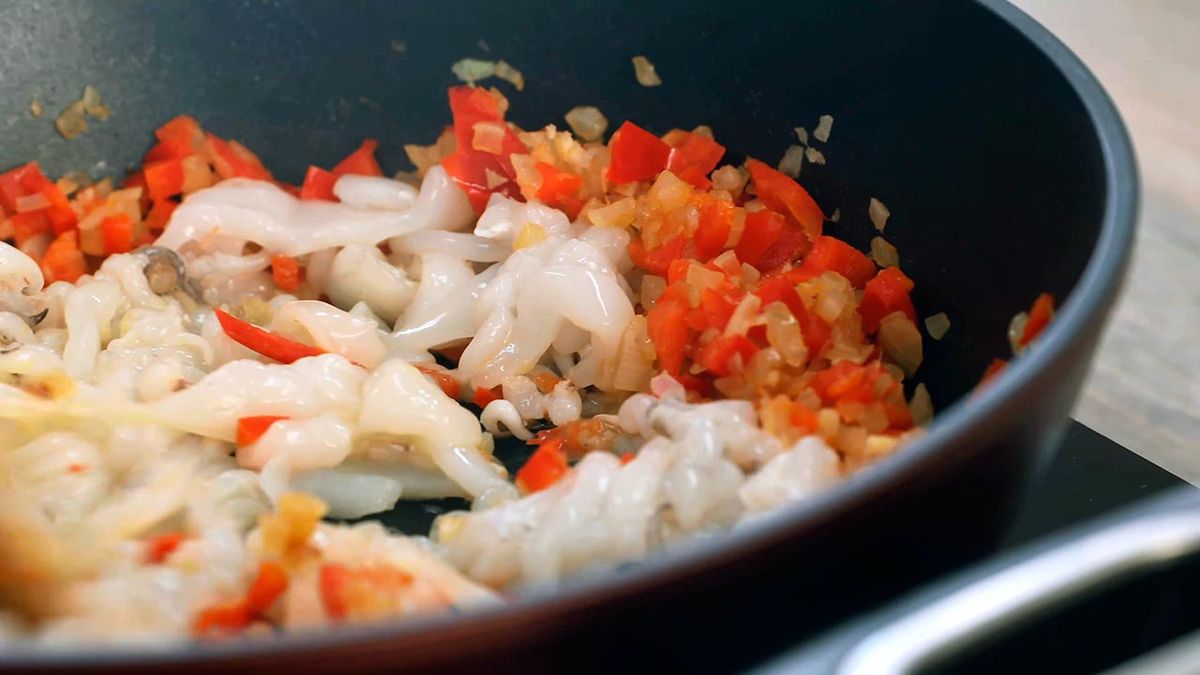 Receta de arroz caldoso marinero  paso 2