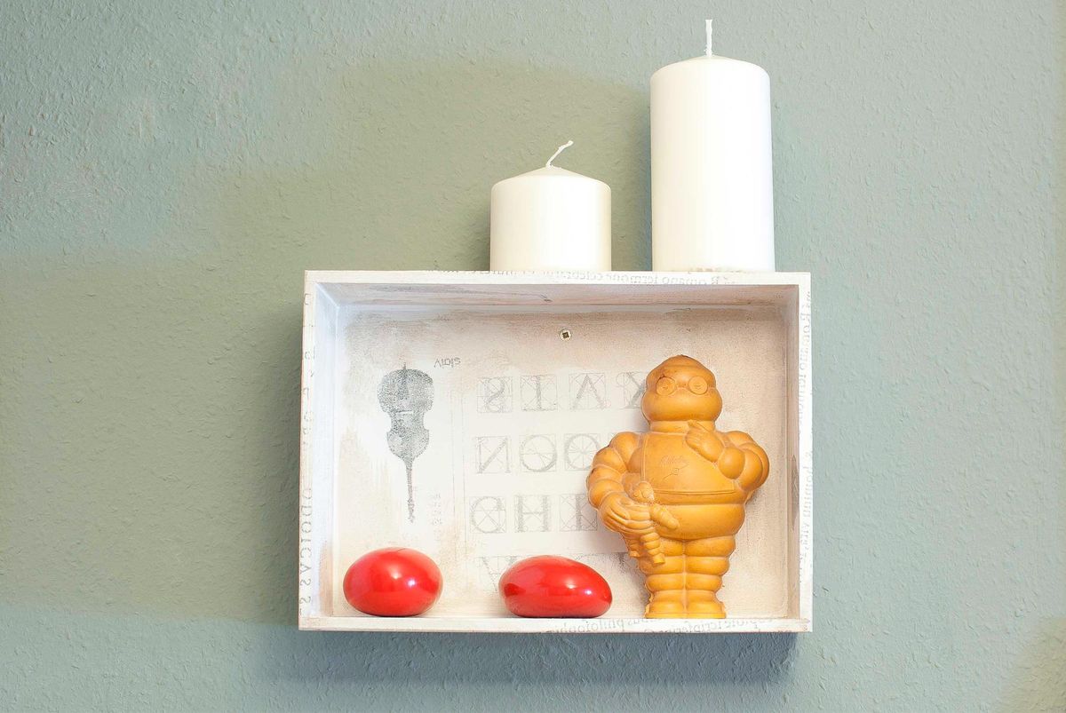 Decogarden 572 Recibidor luminoso en blanco y verde caja transfer