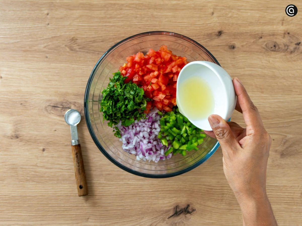 pico de gallo receta paso1