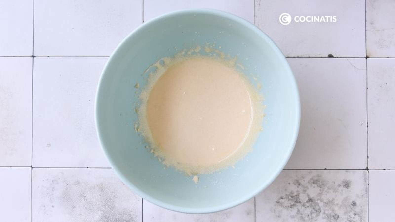 Preparamos la masa de los buñuelos