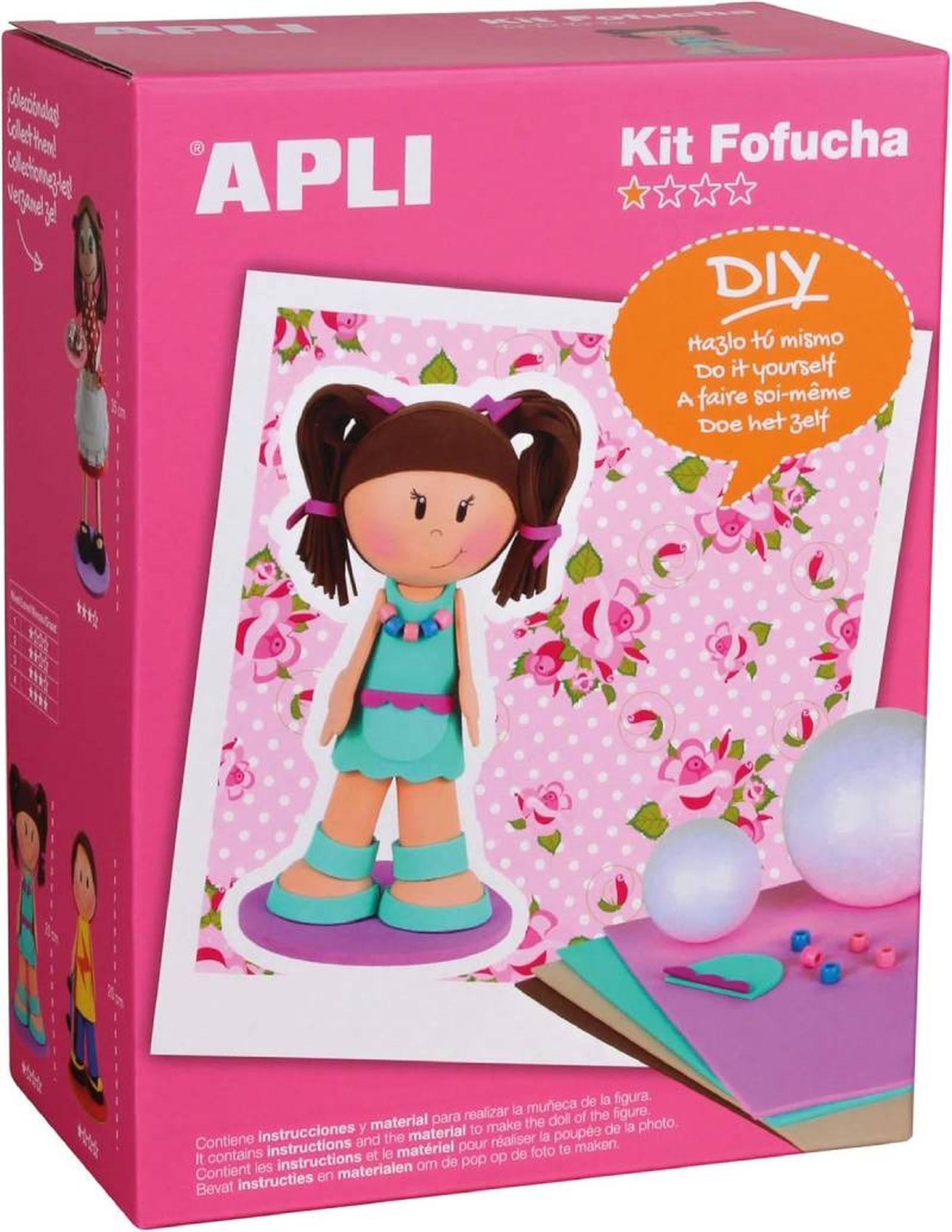 Kit para hacer una muñeca fofucha. Kit para hacer una muñeca fofucha.