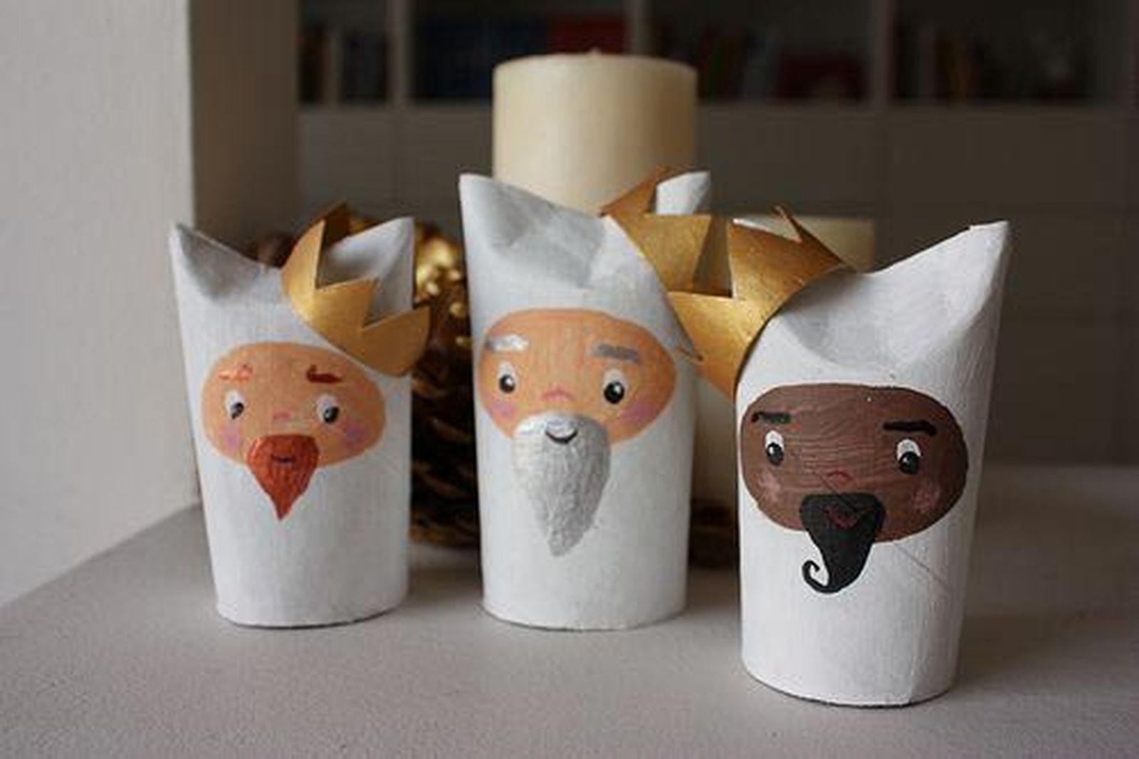 como hacer personajes navidenos con carton ninos reyes magos como hacer personajes navidenos con carton ninos reyes magos