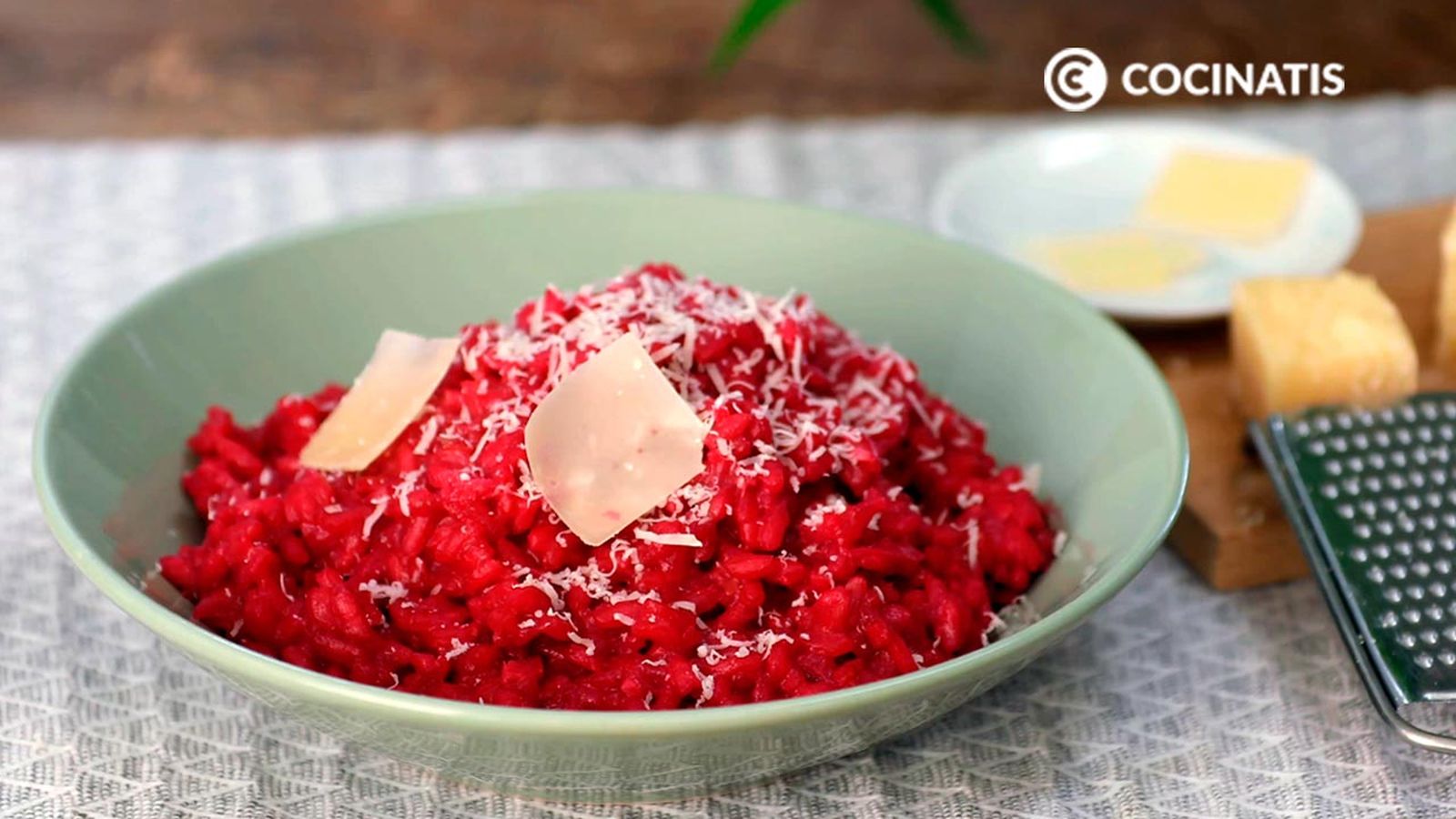 Receta de risotto rojo de remolacha