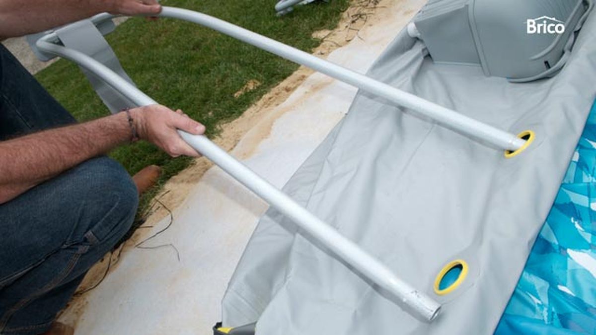 Piscina desmontable paso 16