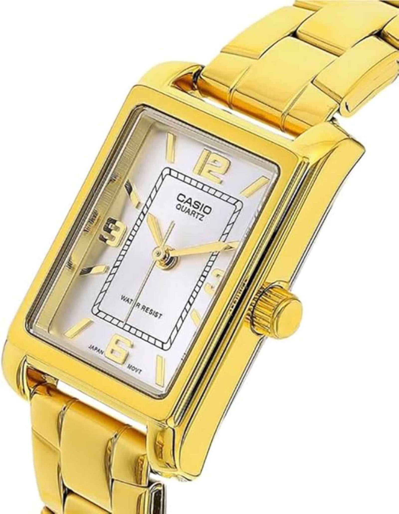 CASIO Cadena de Reloj de Bolsillo LTP-1234G-7A-4971850. 