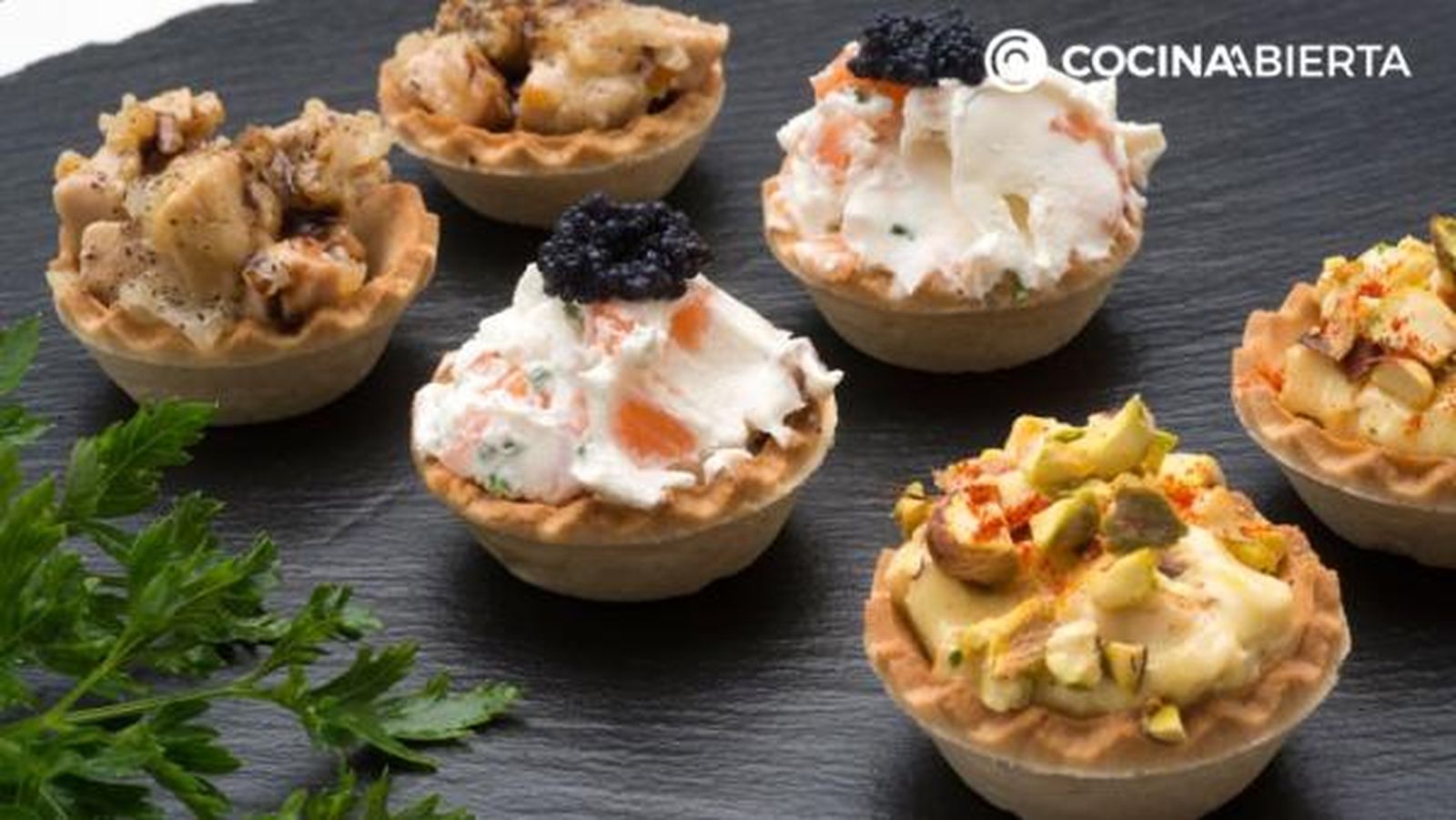 Canapés fríos de navidad Canapés fríos de navidad
