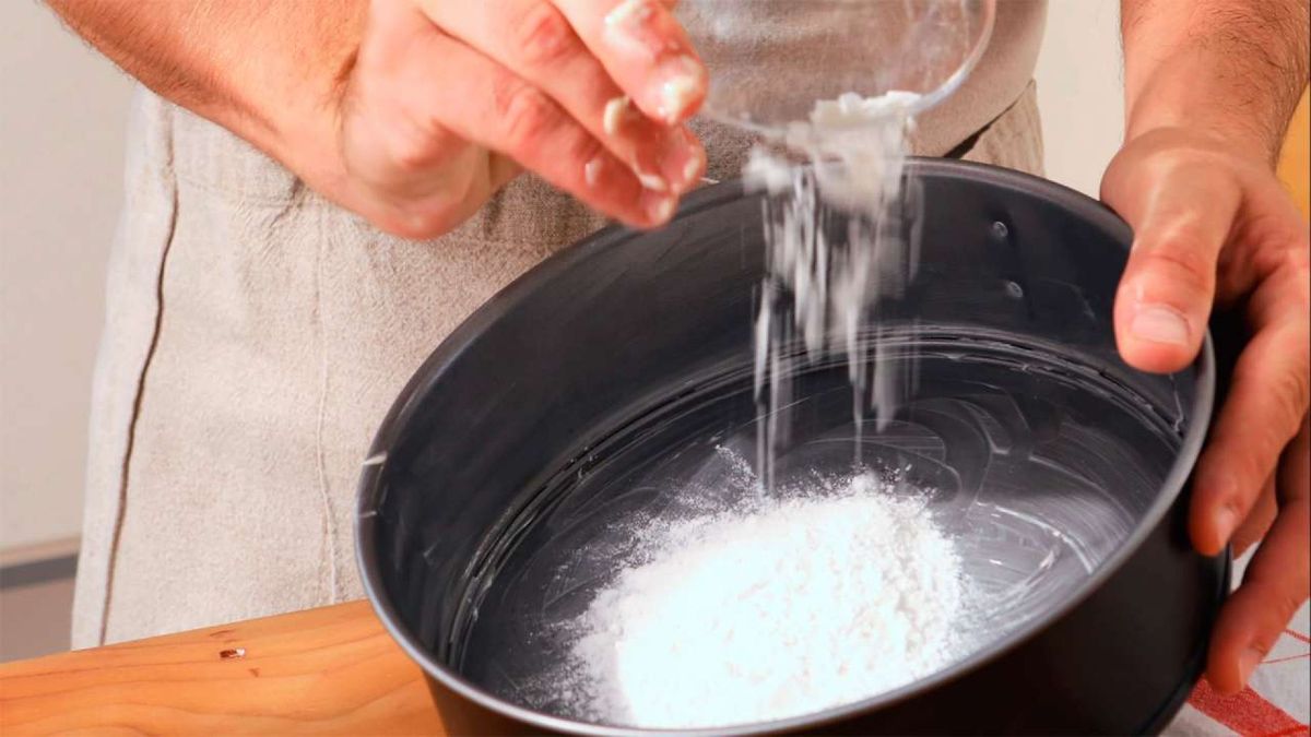 Bizcocho de arroz sin gluten   Paso 1