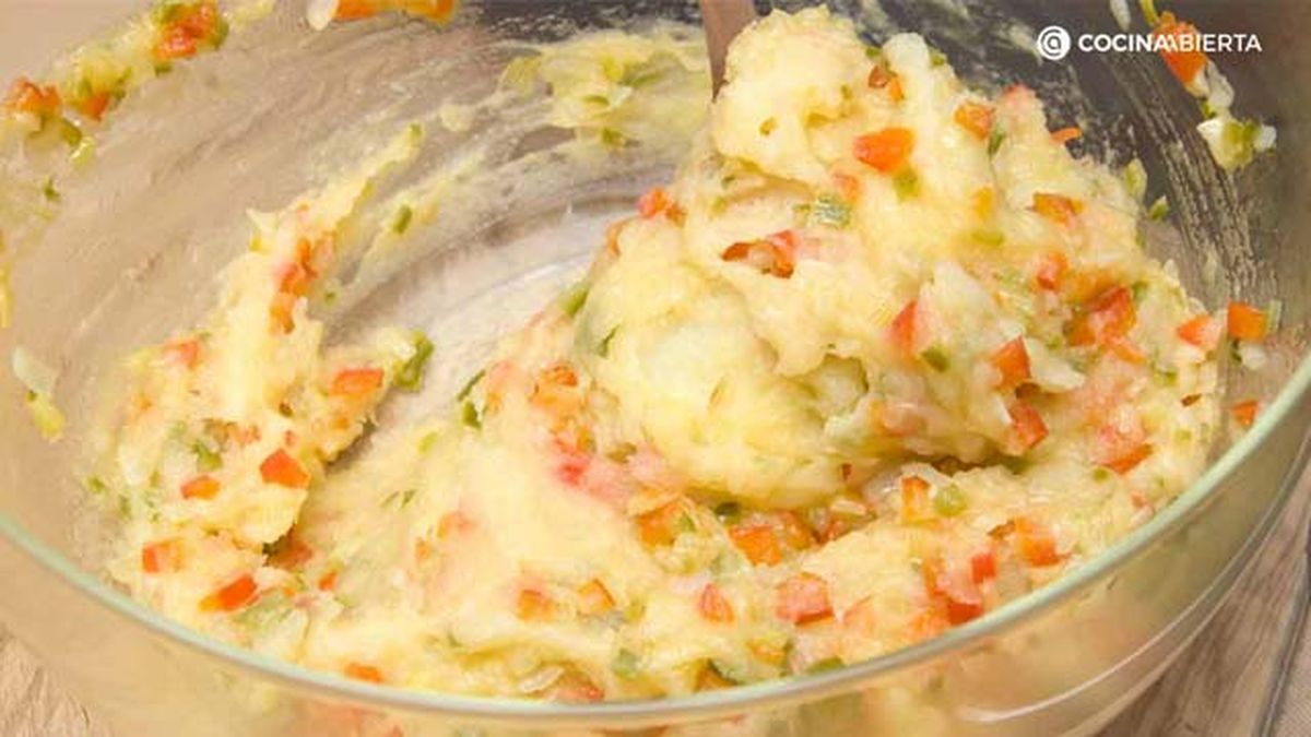 Faneca frita con puré de patatas especial 3