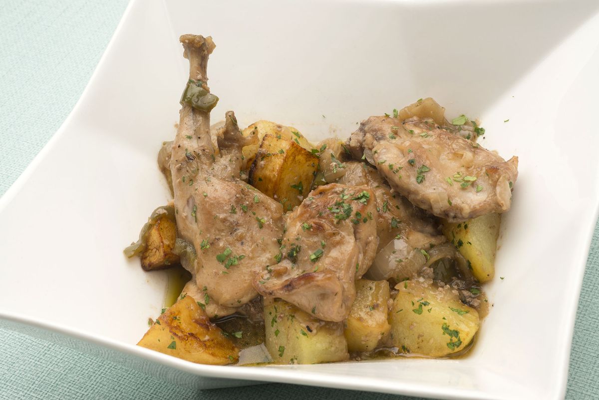 6118 1 Conejo en salsa con su higado xl