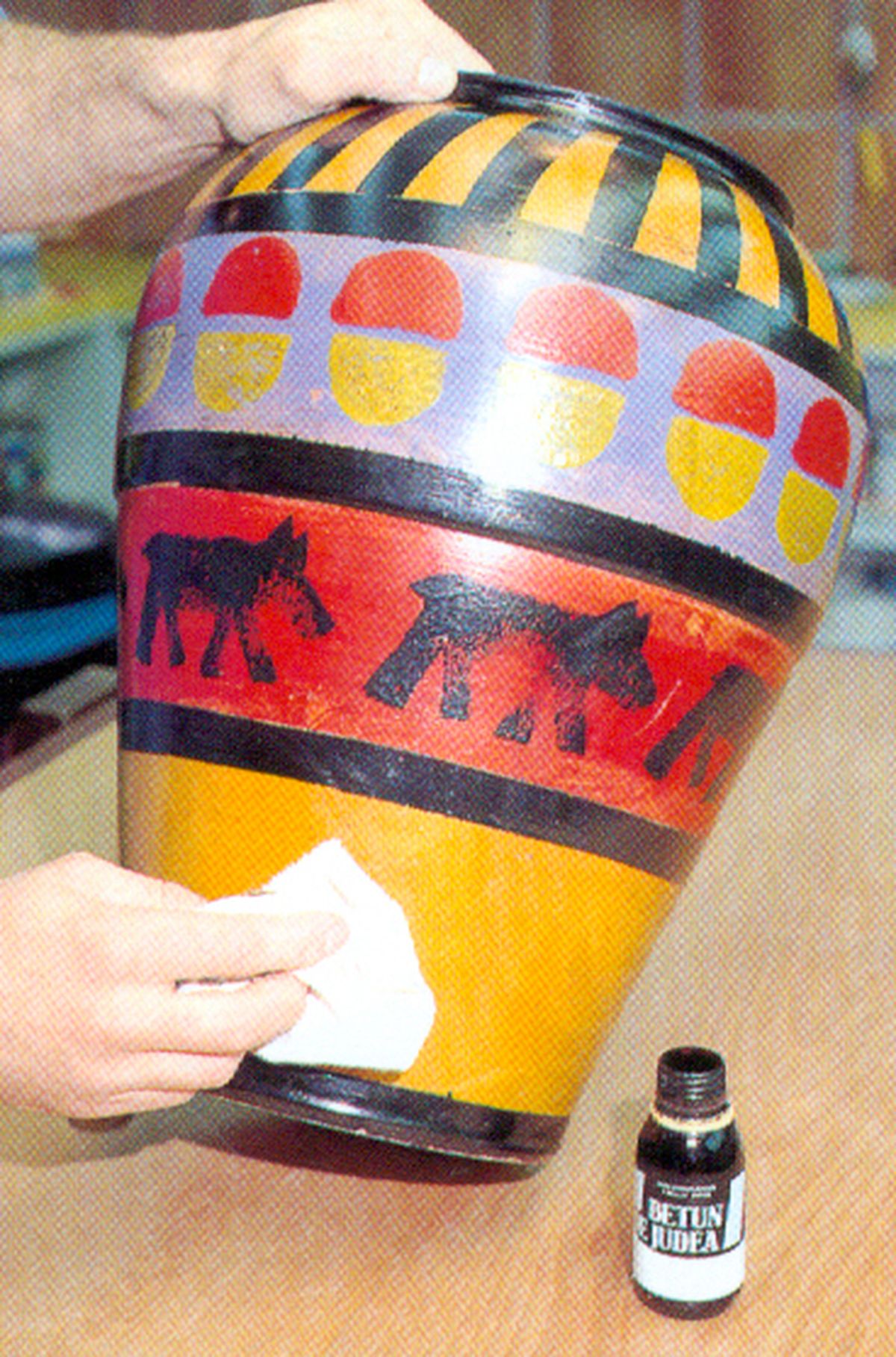 Decoración de tinaja o vasija paso 8