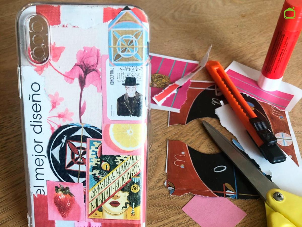 Funda de móvil personalizada tipo collage.