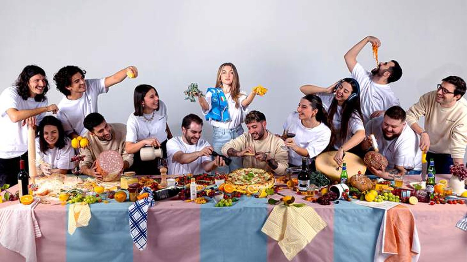 El equipo de la pizzería Baldoria, en Madrid El equipo de la pizzería Baldoria, en Madrid