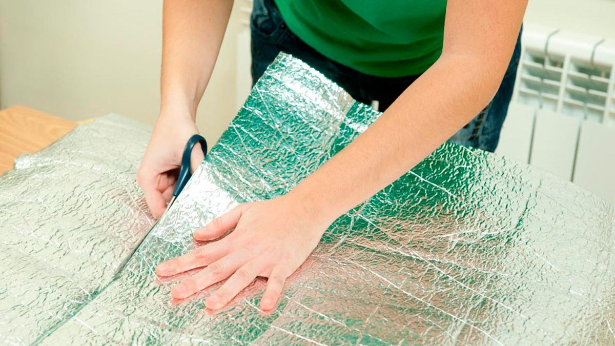 Lámina reflectante para radiador paso 3