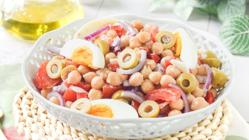 Ensalada de garbanzos mediterránea