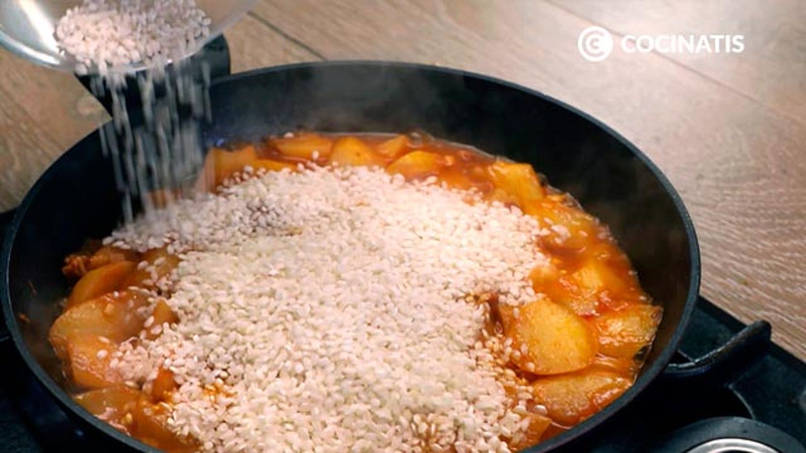 Receta de arroz con patatas paso 5 Receta de arroz con patatas paso 5