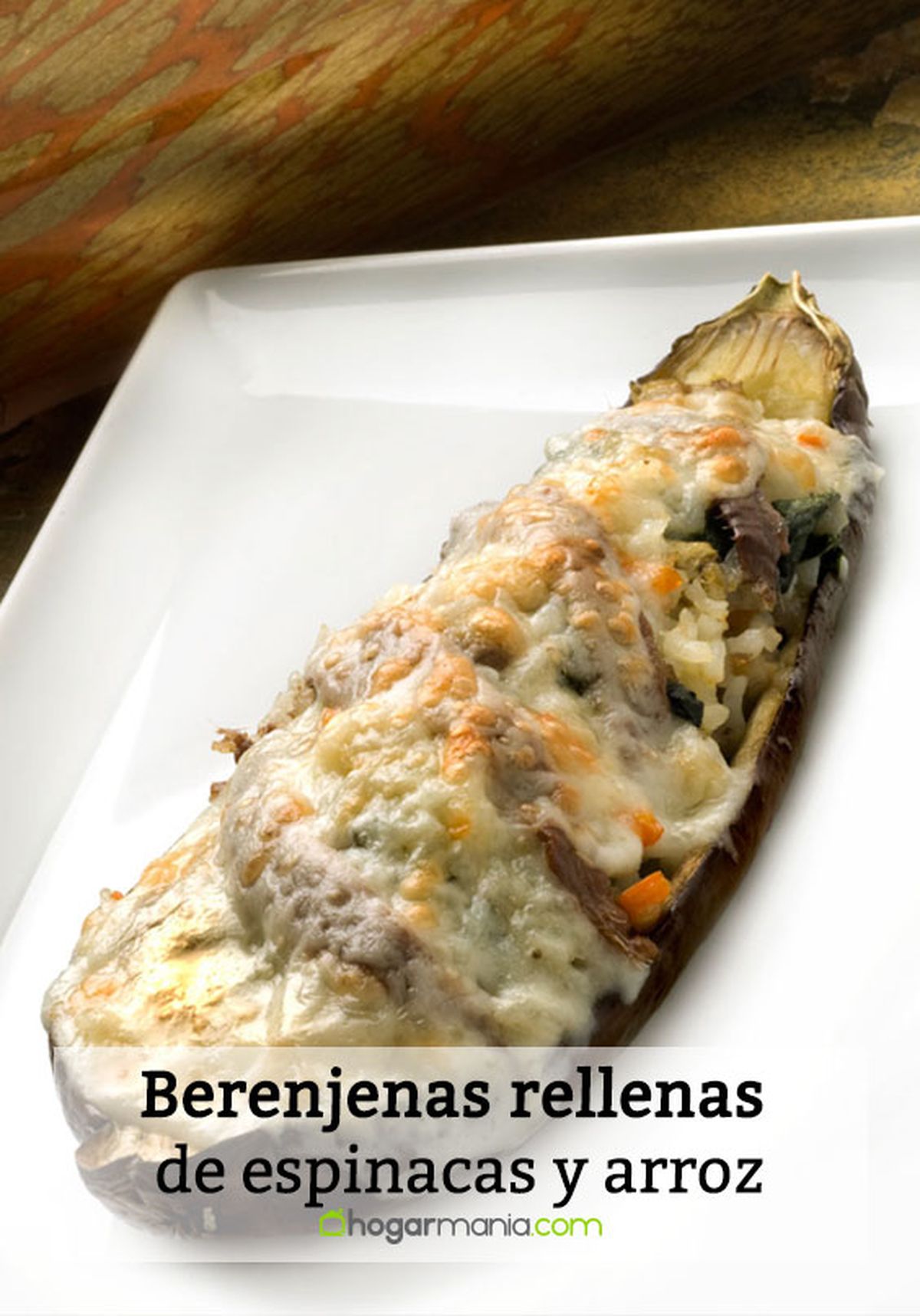 berenjenas rellenas de espinacas y arroz pin