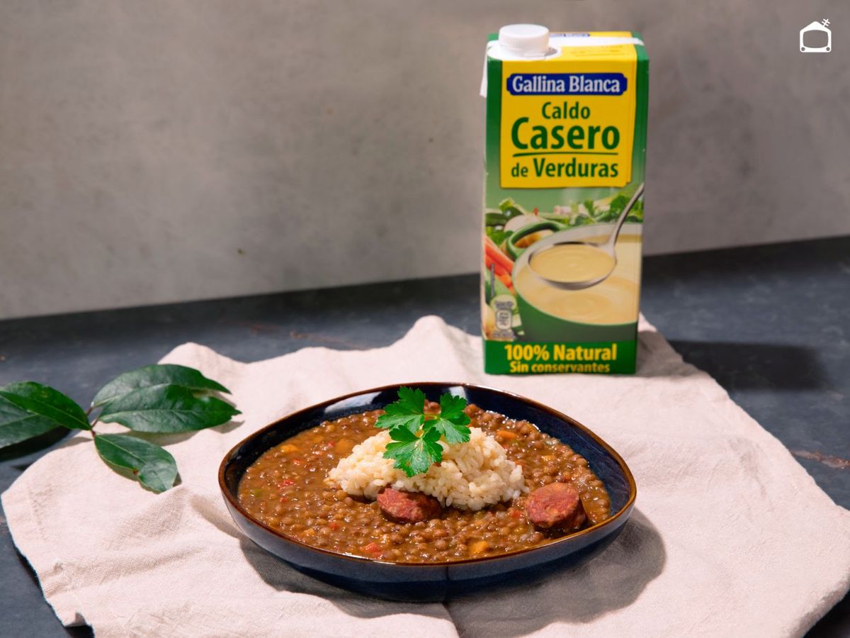 Lentejas con arroz de Joseba Arguiñano
