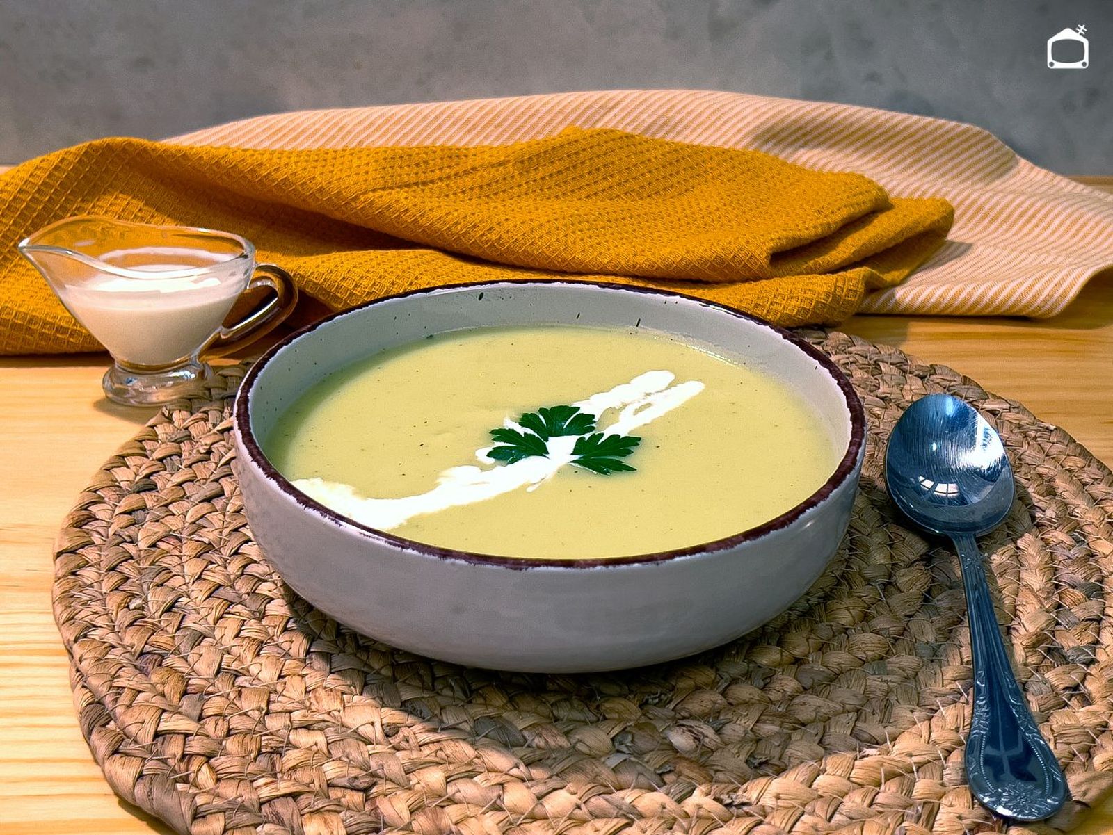 Crema de puerros
