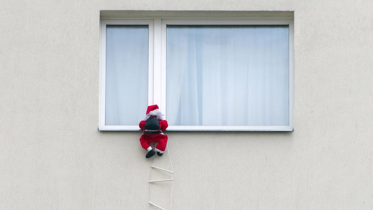 decoracion navidena terrazas papa noel