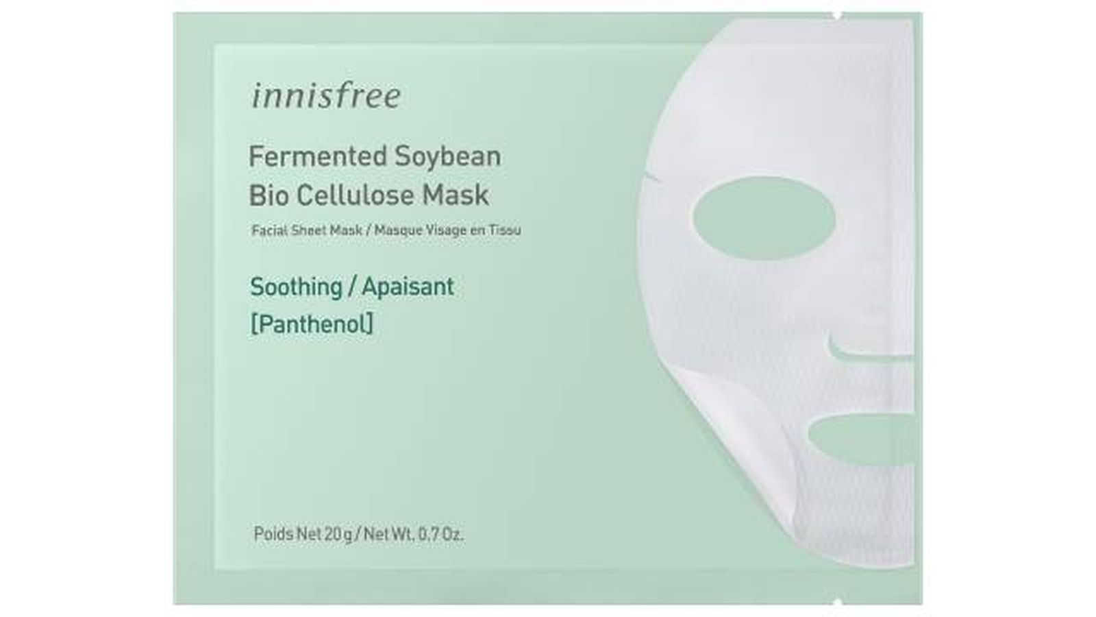 mascarilla de soja fermentada bio celulosa pantenol mascarilla de soja fermentada bio celulosa pantenol