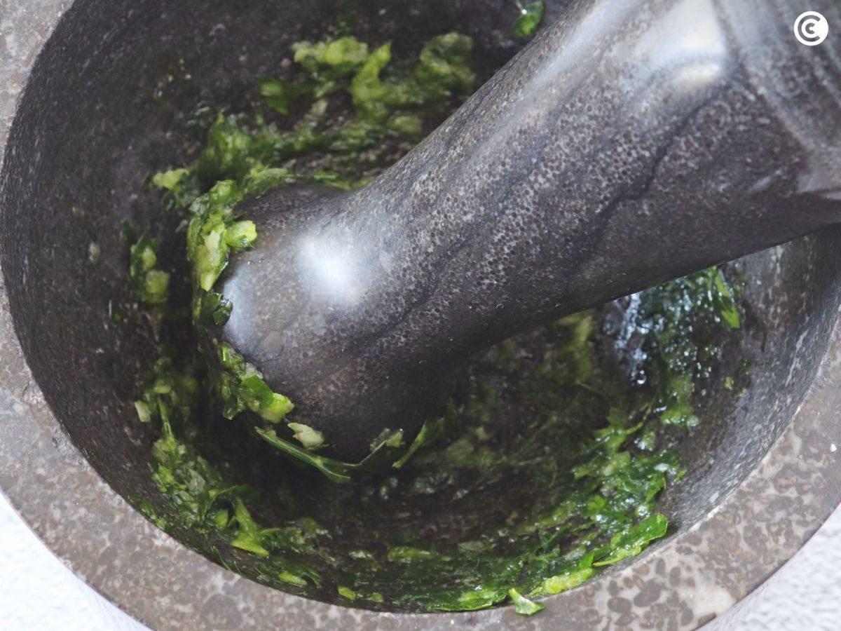 Majado para sardinas al horno
