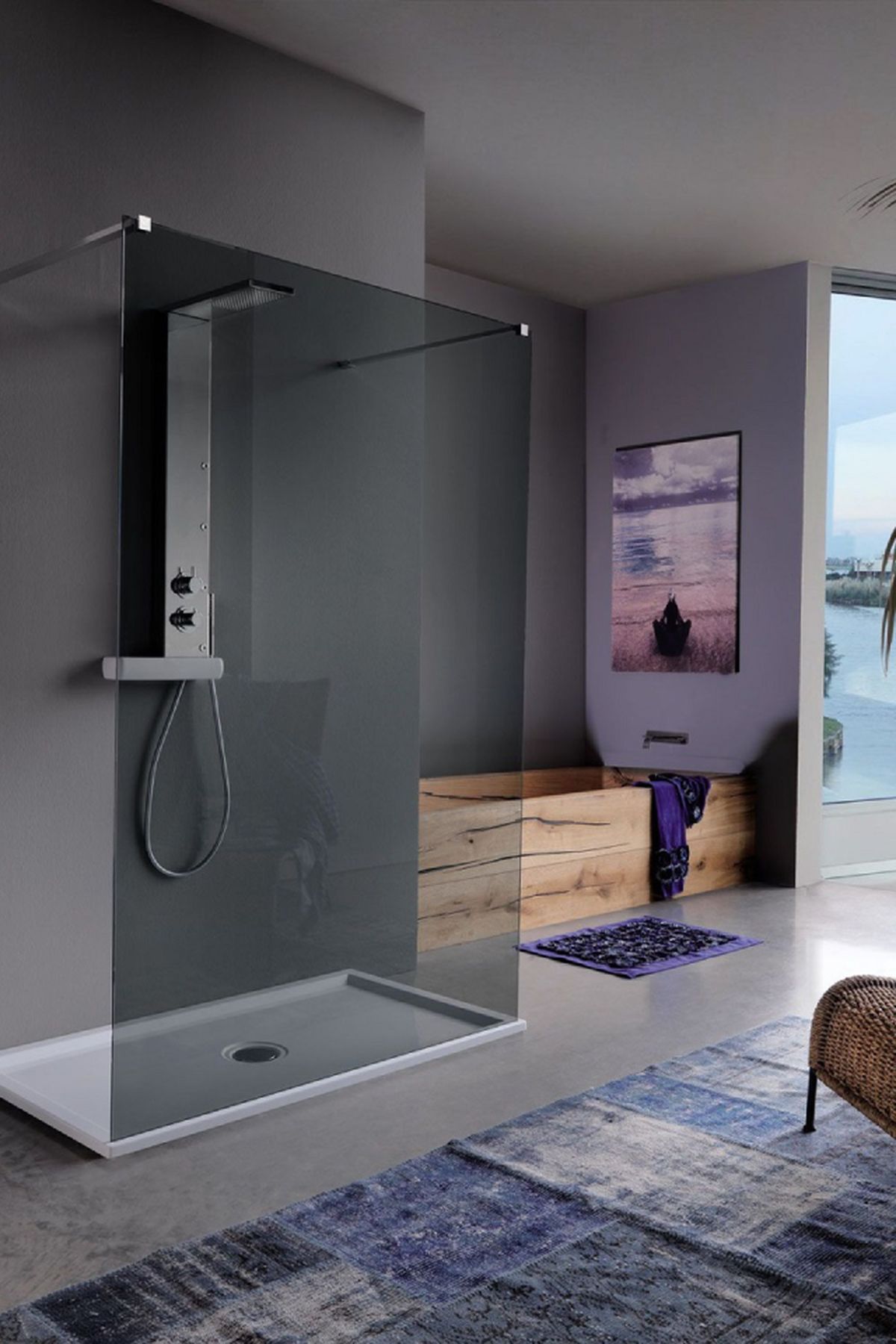 Duchas modernas principales protagonistas de los baños 9